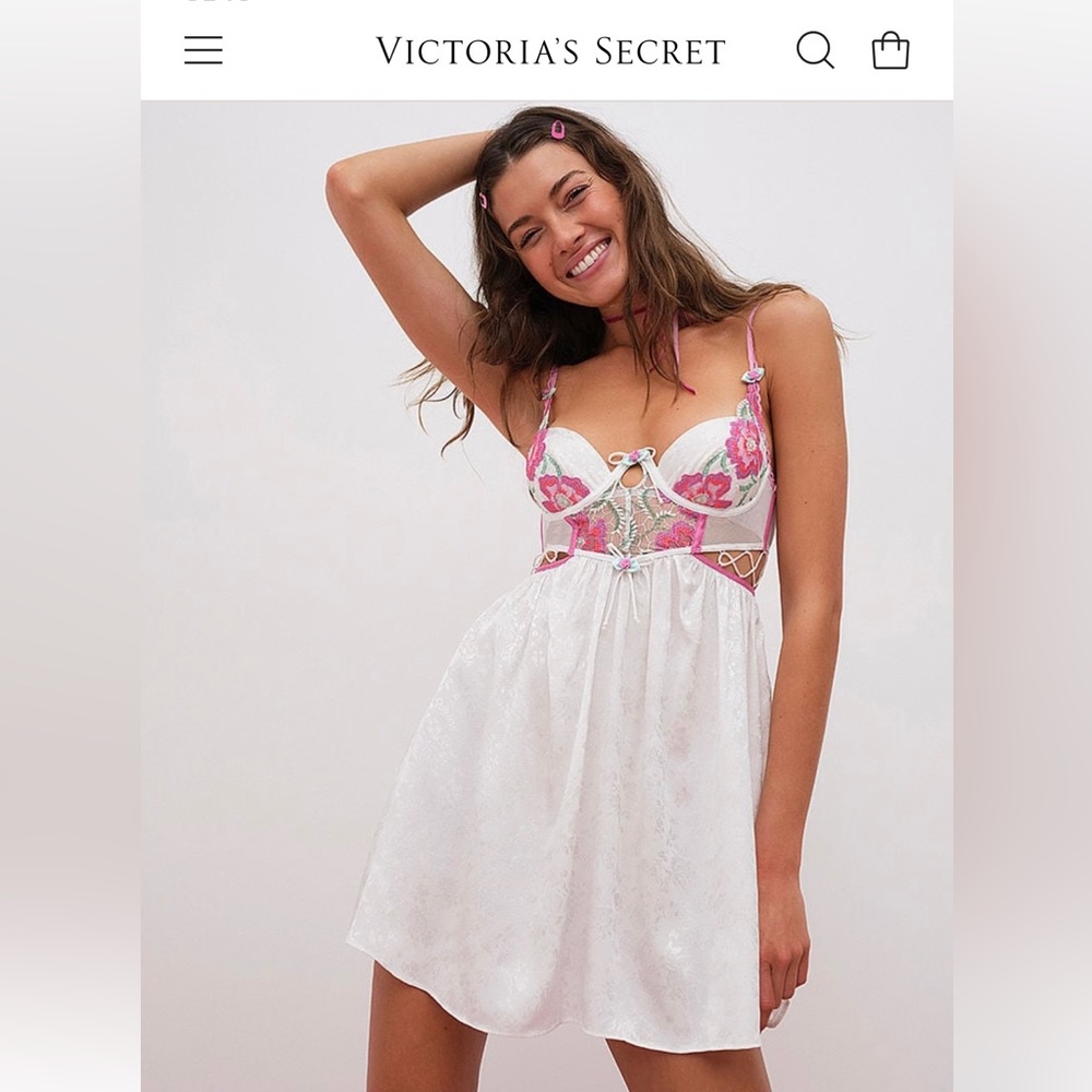 For Love & Lemons Festival Floral Slip Dress